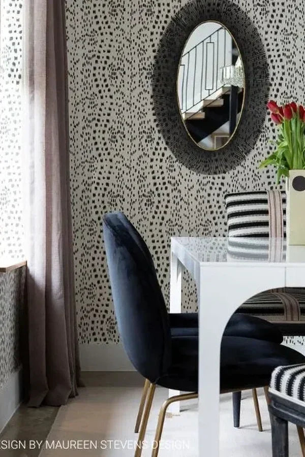 Brunschwig & Fils Les Touches fabric and wallpaper in a luxury designer interior by The WorkRoom