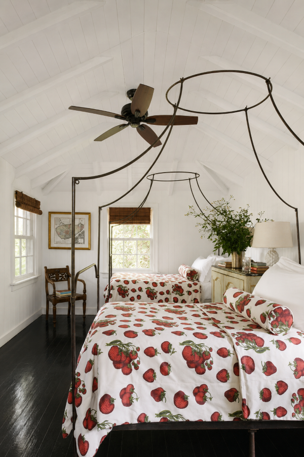Tillett x Schumacher fabric collection featuring archival American botanical prints
