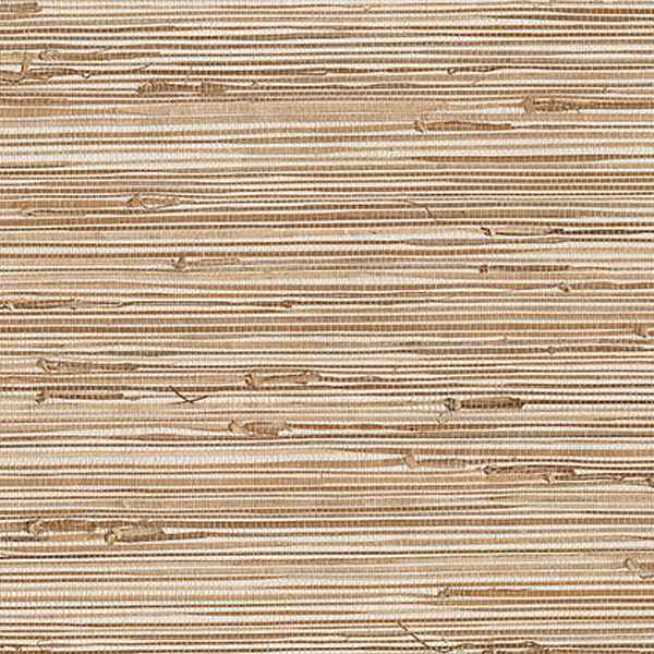 Kaziko Khaki Grasscloth Wallpaper - York Wallcoverings - 53-65601