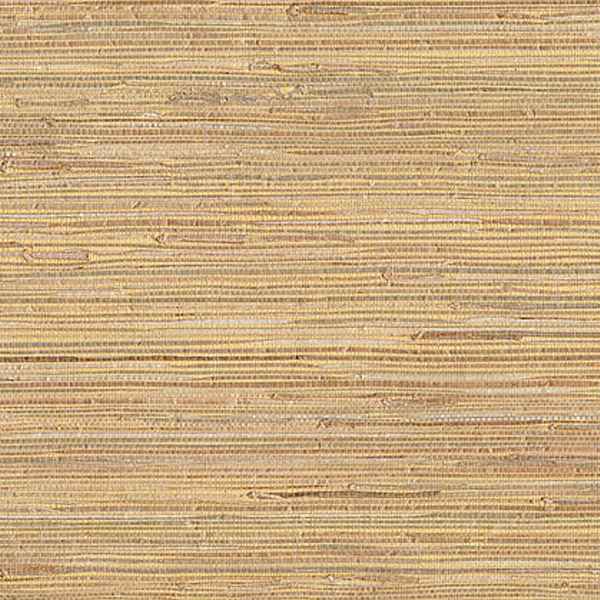 Mayu Taupe Grasscloth Wallpaper - York Wallcoverings - 53-65622