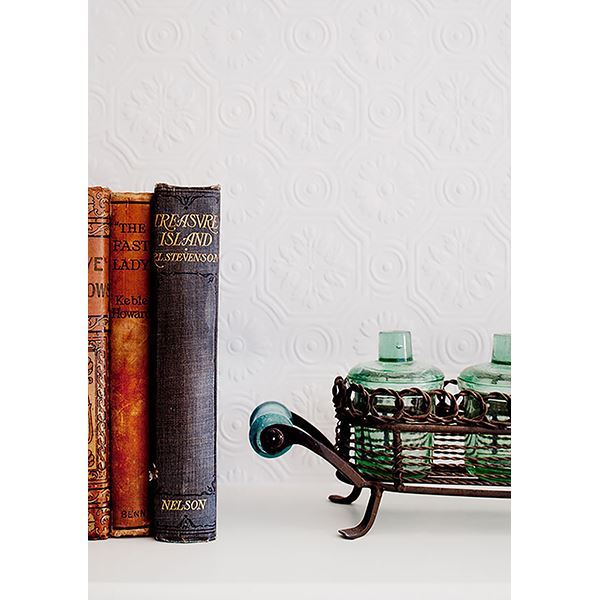 spencer-white-paintable-supaglypta-wallpaper-york-wallcoverings-437-rd0151 - York Wallcoverings Papel pintado