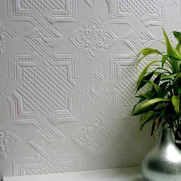 seymour-white-paintable-supaglypta-wallpaper-york-wallcoverings-437-rd0655 - York Wallcoverings Papel pintado