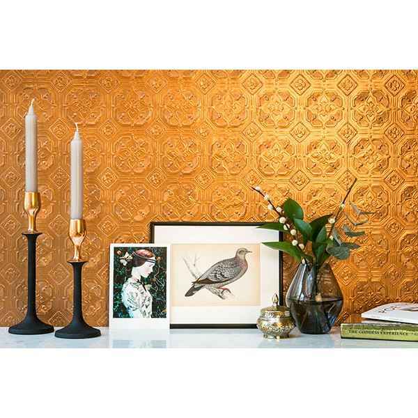 Derby White Paintable Anaglypta Original Wallpaper - York Wallcoverings - 437-RD124 - York Wallcoverings Papel pintado
