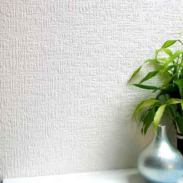 Kingston White Paintable Anaglypta Original Wallpaper - York Wallcoverings - 437-RD171