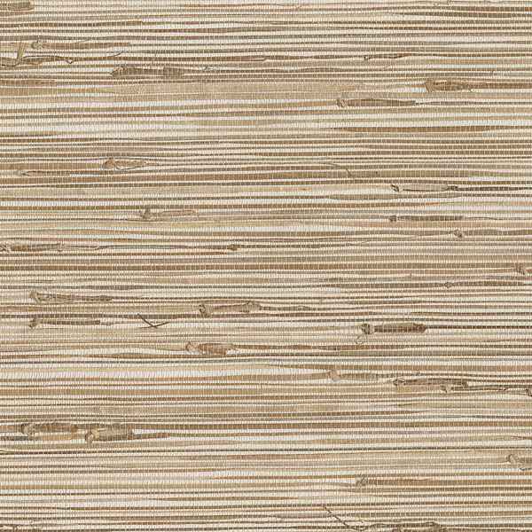 Ting Taupe Grasscloth Wallpaper - York Wallcoverings - 63-65601 - York Wallcoverings Wallpaper