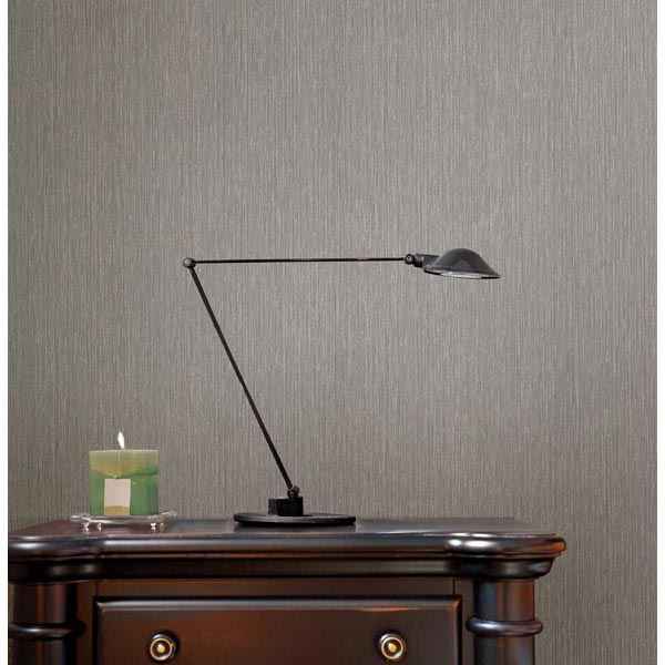 Linus Pewter Fine String Wallpaper - York Wallcoverings - 499-65069 - York Wallcoverings Wallpaper