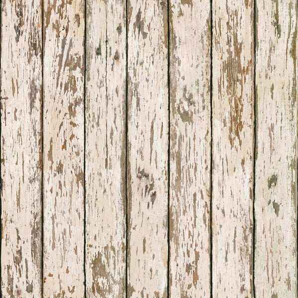 Neutral Weathered Wood Wallpaper - York Wallcoverings - FFR13282
