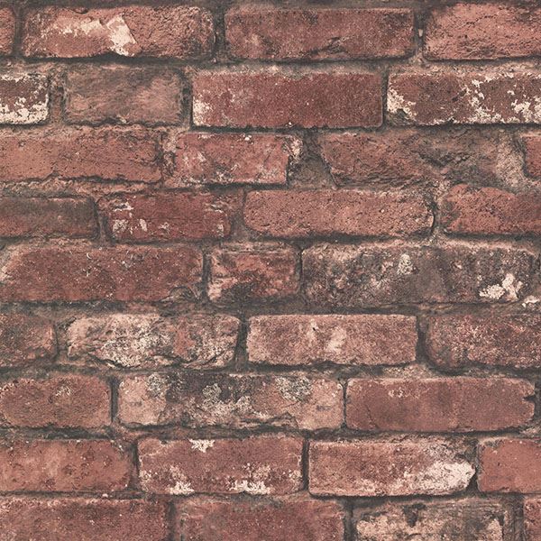 brickwork-rust-exposed-brick-wallpaper-york-wallcoverings-2604-21258 - York Wallpaper Wallpaper