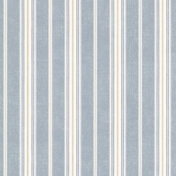jonesport-denim-cabin-stripe-york-wallcoverings-src491016 - York Wallcoverings Wallpaper