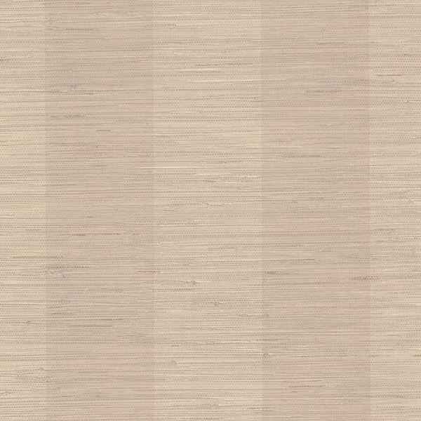 Oakland Mauve Grasscloth Stripe Wallpaper - York Wallcoverings - SRC256014 - York Wallcoverings Wallpaper