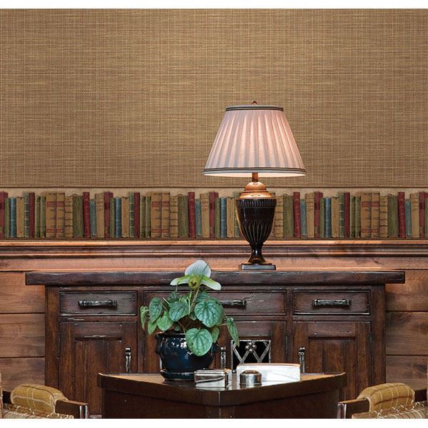 kent-red-faux-grasscloth-wallpaper-york-wallcoverings-man01695 - York Wallpaper Wallpaper