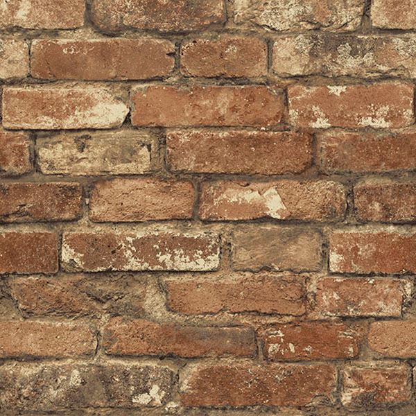 oxford-rust-brick-texture-wallpaper-york-wallcoverings-man20097 - York Wallcoverings Papel pintado