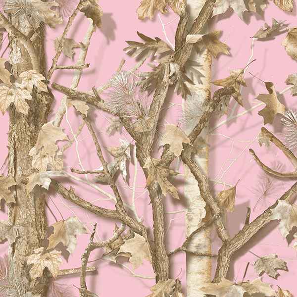 Sawgrass Pink Camo Forest - York Wallcoverings - TLL01463 - York Wallcoverings Wallpaper
