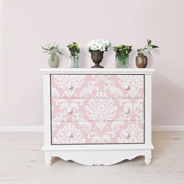 pink-ariel-peel-and-stick-wallpaper-york-wallcoverings-nu1397 - York Wallcoverings Wallpaper