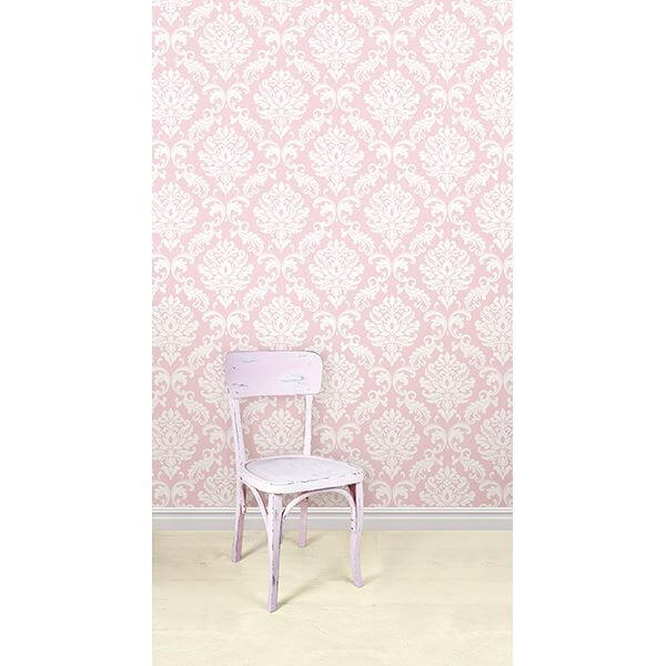 pink-ariel-peel-and-stick-wallpaper-york-wallcoverings-nu1397 - York Wallcoverings Wallpaper