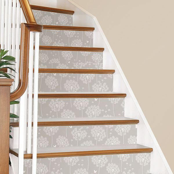 dandelion-grey-peel-and-stick-wallpaper-york-wallcoverings-nu1651 - York Wallcoverings Wallpaper