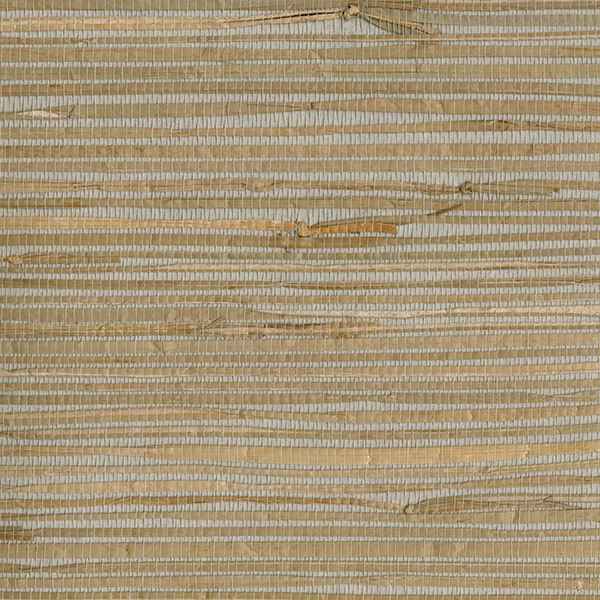 Heiki Light Grey Grasscloth Wallpaper - York Wallcoverings - 2693-30273