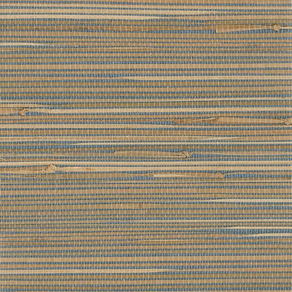 jissai-mariner-blue-grasscloth-wallpaper-york-wallcoverings-2693-30270 - York Wallcoverings Wallpaper
