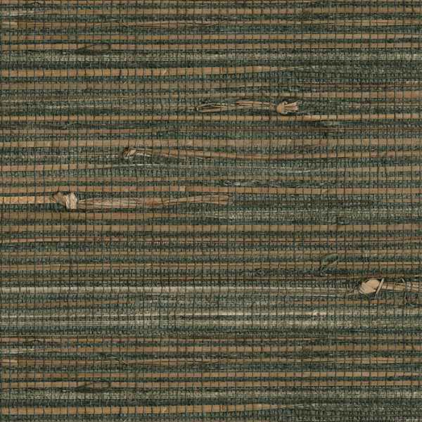 Reju Charcoal Grasscloth Wallpaper - York Wallcoverings - 2693-65663 - York Wallcoverings Wallpaper