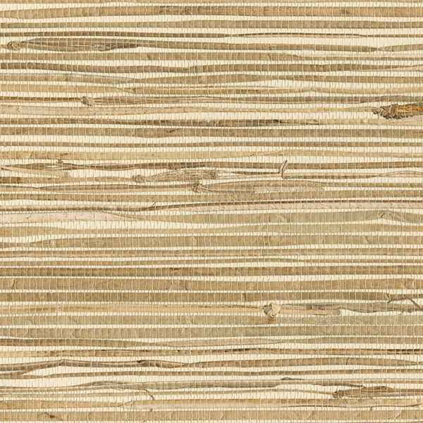 Kyodo Neutral Grasscloth Wallpaper - York Wallcoverings - 2693-89470