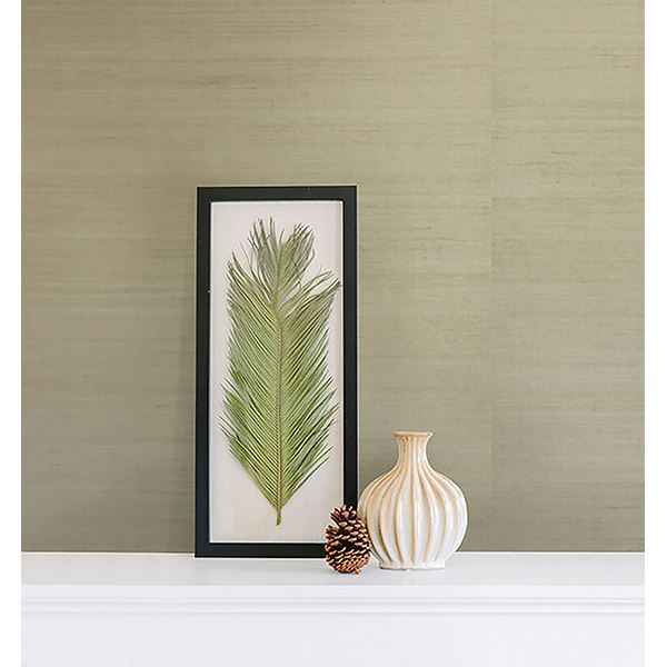Ruslan Grey Grasscloth Wallpaper - York Wallcoverings - 2622-30234 - York Wallcoverings Wallpaper