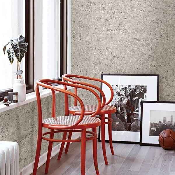 Taupe Concrete Rough Wallpaper - York Wallcoverings - 2701-22313 - York Wallcoverings Wallpaper