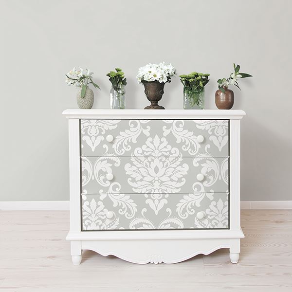 ariel-grey-peel-and-stick-wallpaper-york-wallcoverings-nus1935 - York Wallcoverings Wallpaper