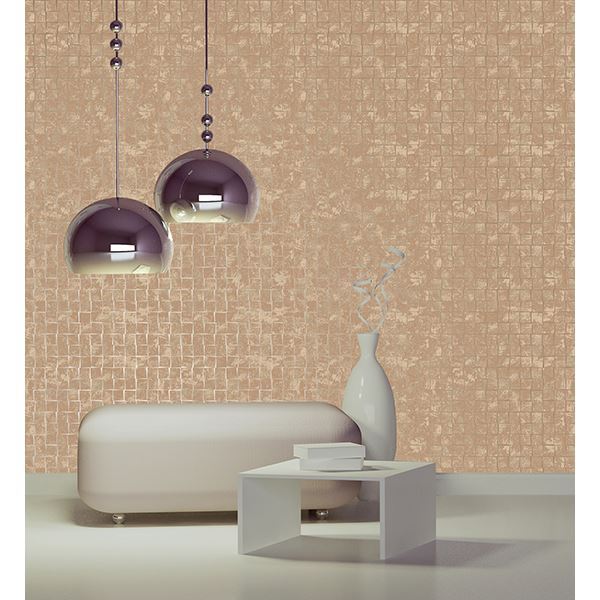cubist-copper-geometric-wallpaper-york-wallcoverings-2683-23004 - York Wallpaper Wallpaper