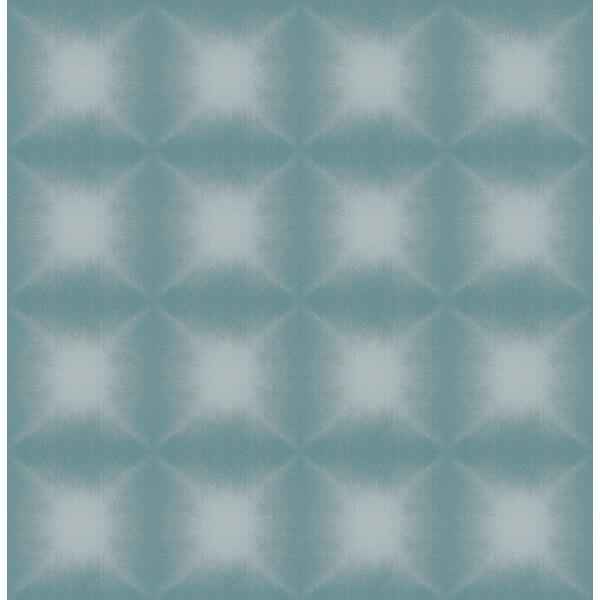 Echo Teal Geometric Wallpaper - York Wallcoverings - 2671-22435