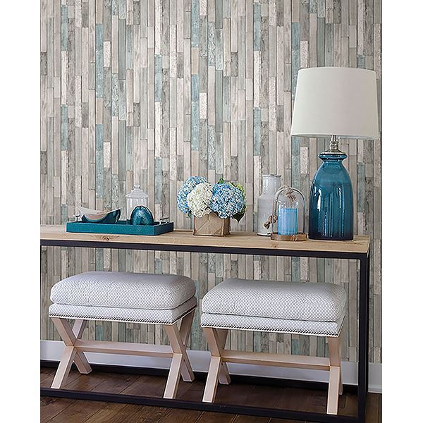 barn-board-grey-thin-plank-wallpaper-york-wallcoverings-fd23273 - York Wallpaper Wallpaper