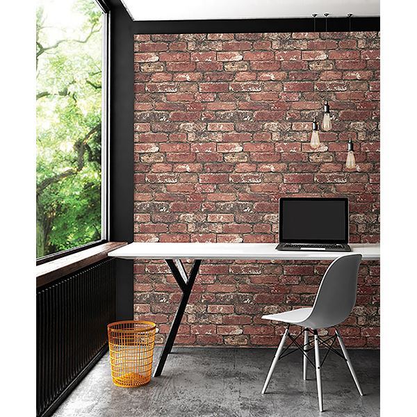 loft-red-brick-wallpaper-york-wallcoverings-fd23287 - York Wallpaper Wallpaper