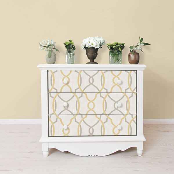 Sausalito Taupeyellow Peel and Stick Wallpaper - York Wallcoverings - NU1695 - York Wallcoverings Wallpaper