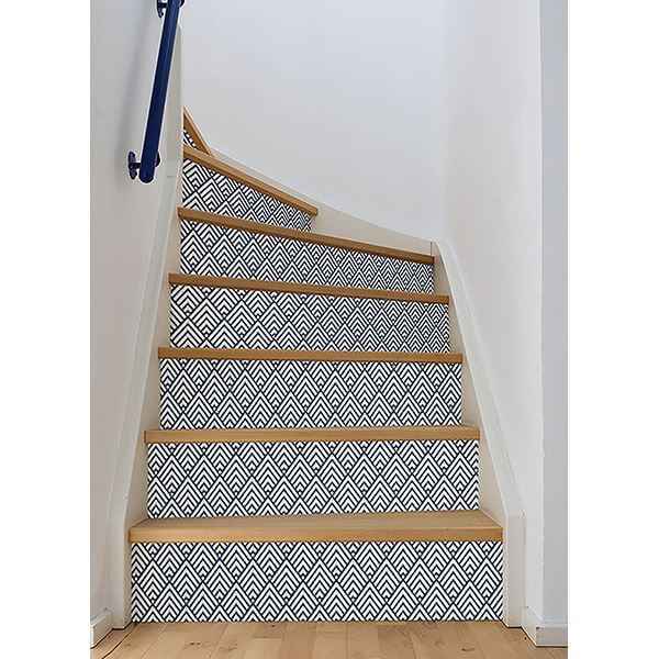 Arrowhead Deep Blue Peel and Stick Wallpaper - York Wallcoverings - NUS1701 - York Wallcoverings Wallpaper