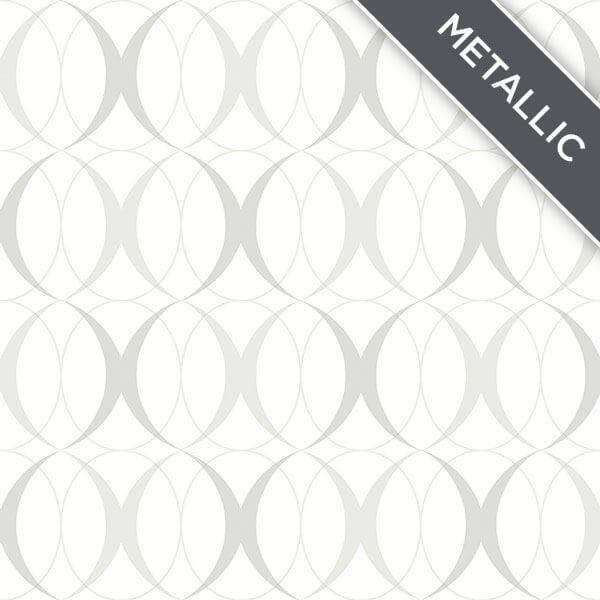 circulate-light-silver-peel-and-stick-wallpaper-york-wallcoverings-nus1704 - York Wallcoverings Wallpaper