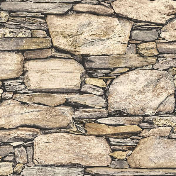 hadrian-stone-wall-peel-and-stick-wallpaper-york-wallcoverings-nus2065 - York Wallcoverings Wallpaper