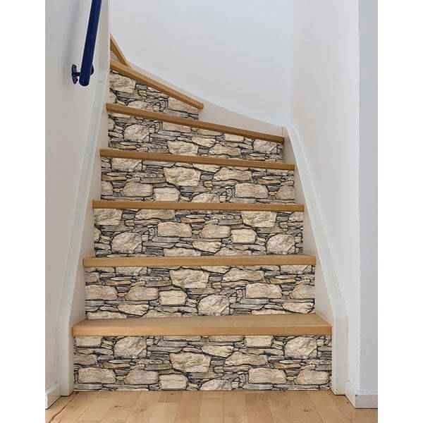 Hadrian Stone Wall Peel and Stick Wallpaper - York Wallcoverings - NUS2065 - York Wallcoverings Wallpaper