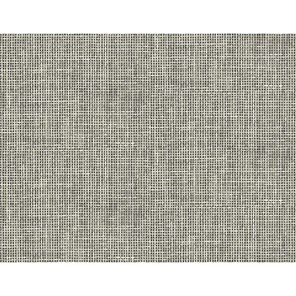 woven-charcoal-grid-wallpaper-york-wallcoverings-ps41300