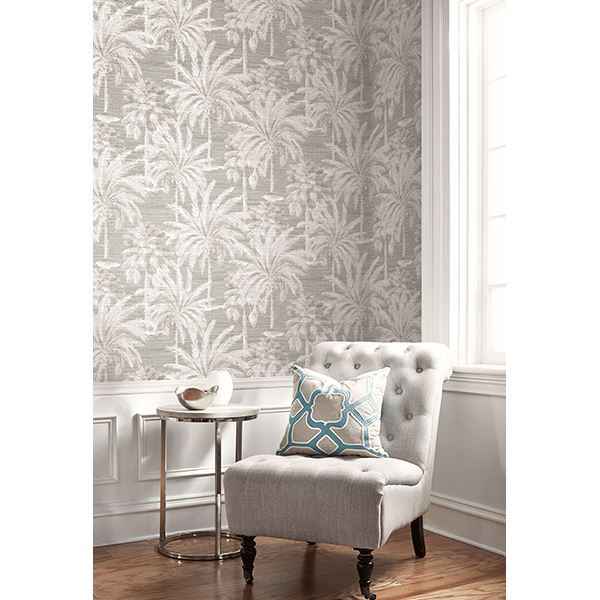 Dream Grey Texture Wallpaper - York Wallcoverings - PS40006 - York Wallcoverings Wallpaper