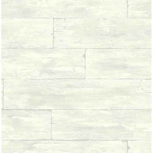 Shipwreck White Wood Wallpaper - York Wallcoverings - PS41010