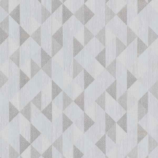 Ethan Silver Triangle Wallpaper - York Wallcoverings - 2704-20933 - York Wallcoverings Wallpaper