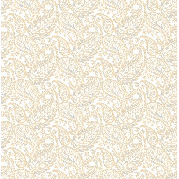 adrian-honey-paisley-wallpaper-york-wallcoverings-2704-22214 - York Wallpaper Wallpaper