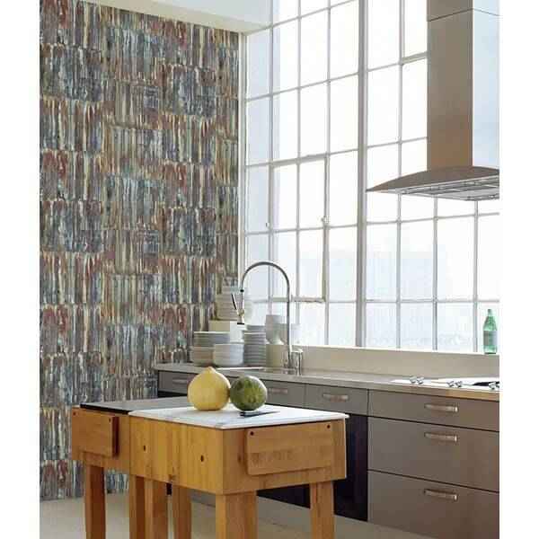 Patina Multicolor Metal Wallpaper - York Wallcoverings - 2540-24064 - York Wallcoverings Wallpaper