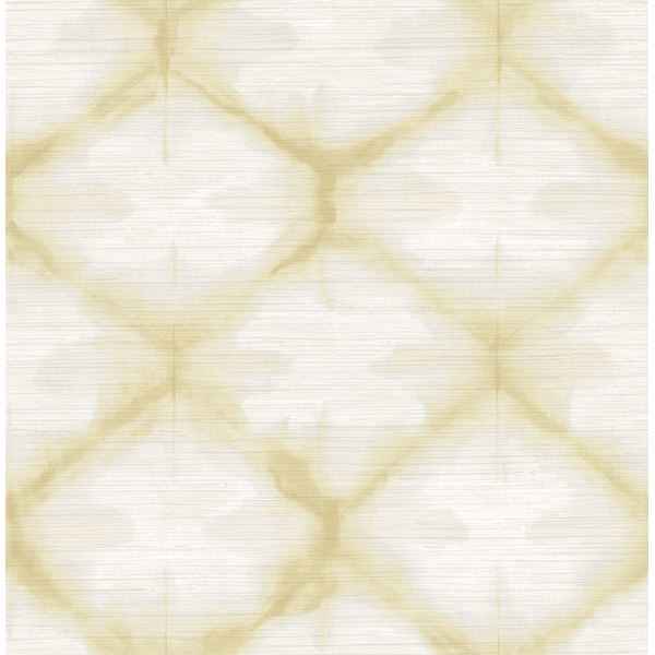Zanzibar Gold Shibori Wallpaper - York Wallcoverings - 2744-24162 - York Wallcoverings Wallpaper