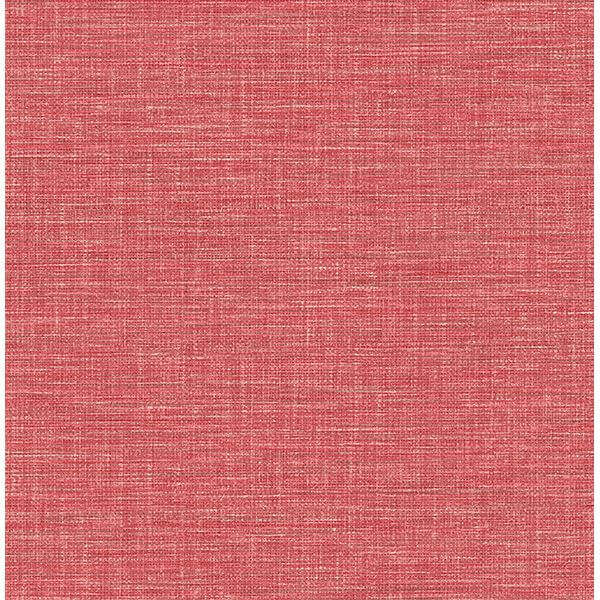 exhale-coral-faux-grasscloth-wallpaper-york-wallcoverings-2744-24117 - York Wallpaper Wallpaper