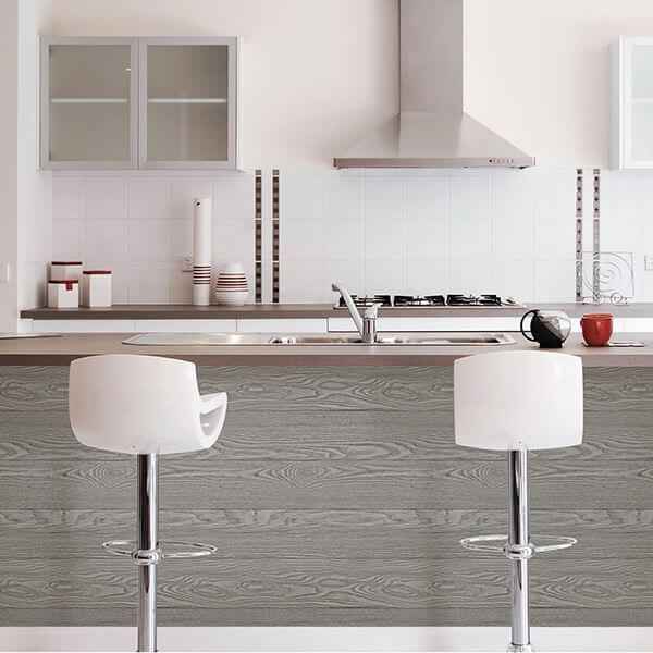 Grey Salvaged Wood Peel and Stick Wallpaper - York Wallcoverings - NU2240 - York Wallcoverings Wallpaper
