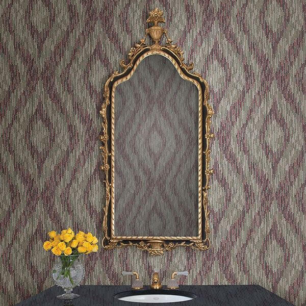 ethereal-purple-ogee-wallpaper-york-wallcoverings-2763-24218 - York Wallcoverings Papel pintado