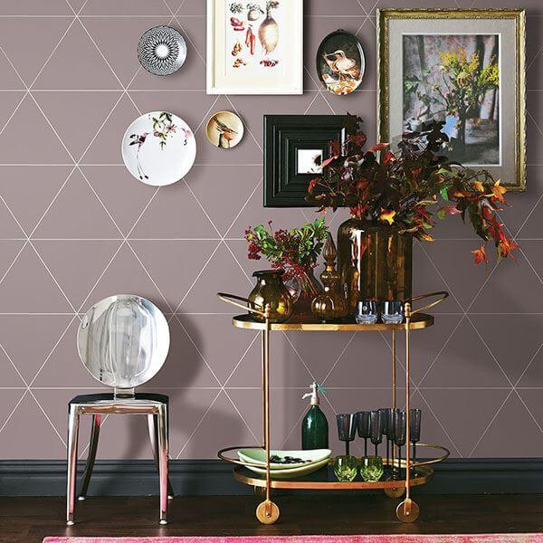 twilight-purple-geometric-wallpaper-york-wallcoverings-2763-24227 - York Wallcoverings Papel pintado