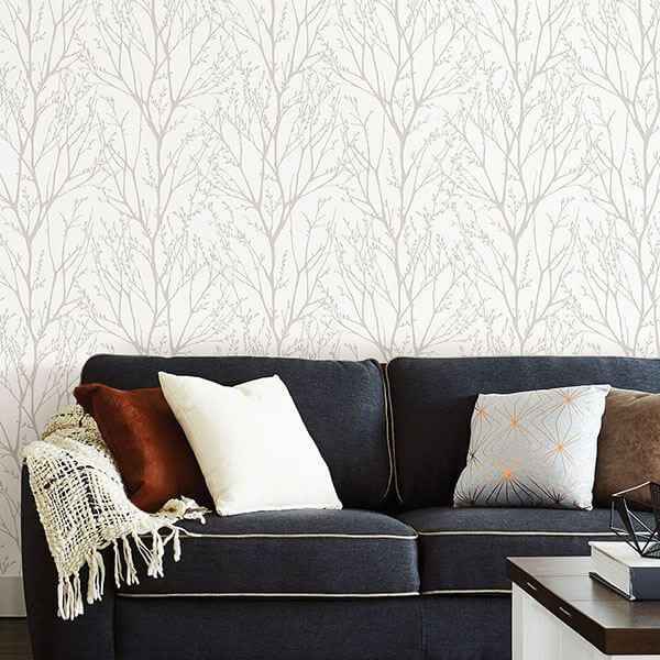 Treetops Peel Stick Wallpaper - York Wallcoverings - NUS2394 - York Wallcoverings Wallpaper