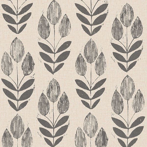 folk-tulip-peel-stick-wallpaper-york-wallcoverings-nus2459 - York Wallcoverings Wallpaper