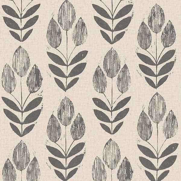 Folk Tulip Peel Stick Wallpaper - York Wallcoverings - NUS2459 - York Wallcoverings Wallpaper